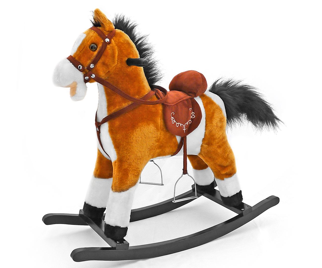 Milly Mally Rocking Horse Mustang Helekarva pruun