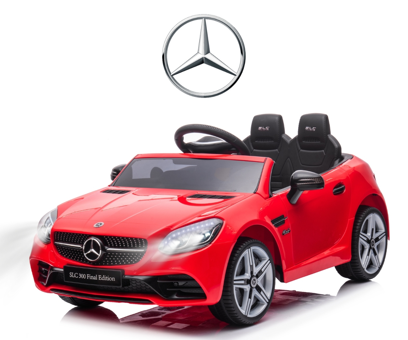 Mercedes-Benz SLC Red akutoitega soiduk