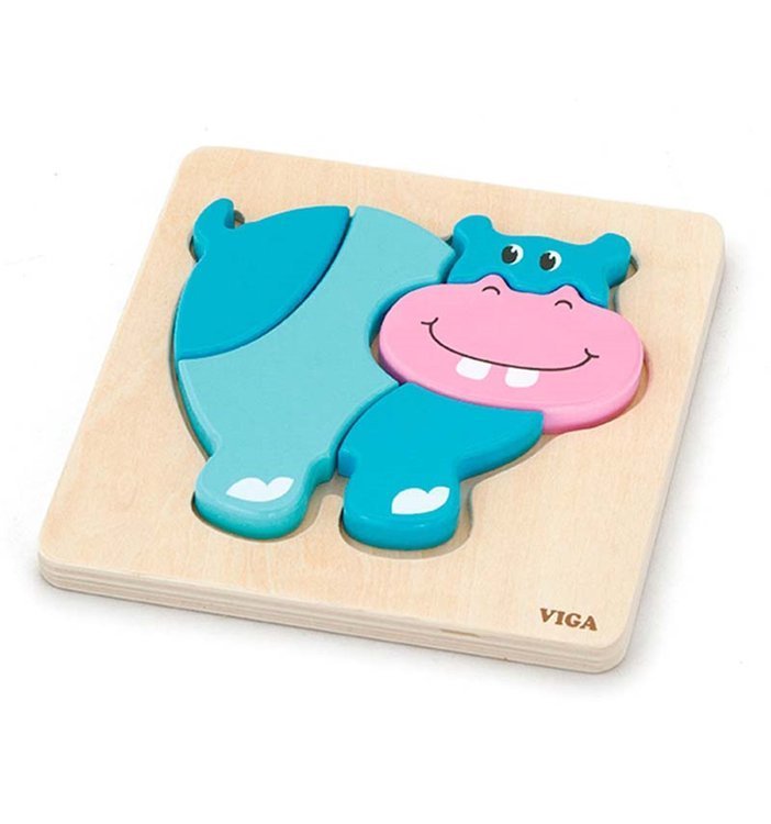 Shape Block Puzzle - Hippo