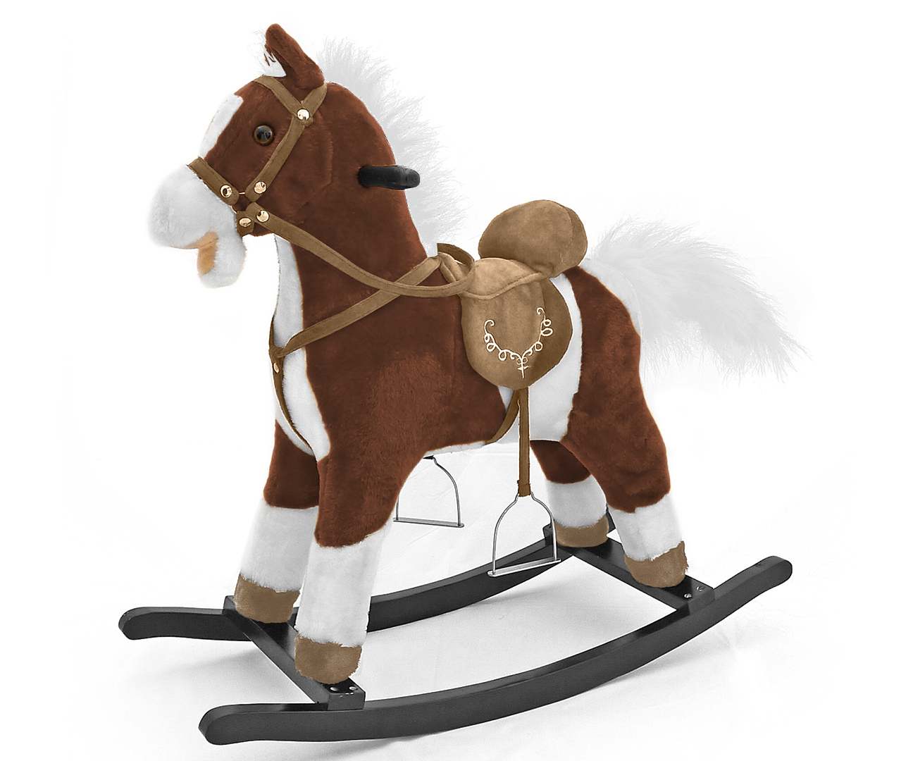 Milly Mally Rocking Horse Mustang Tume pruun